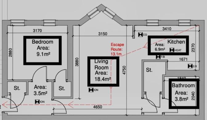 Central Apartment Linlithgow Exterior foto